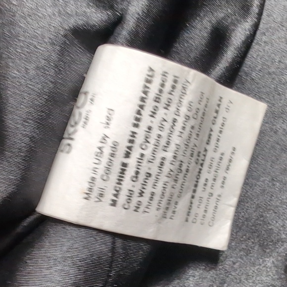 Vintage 80s SKEA PARIS/VAIL Metalic & Fur Ski Jacket Size 12 Made In Colorado - Picture 15 of 16